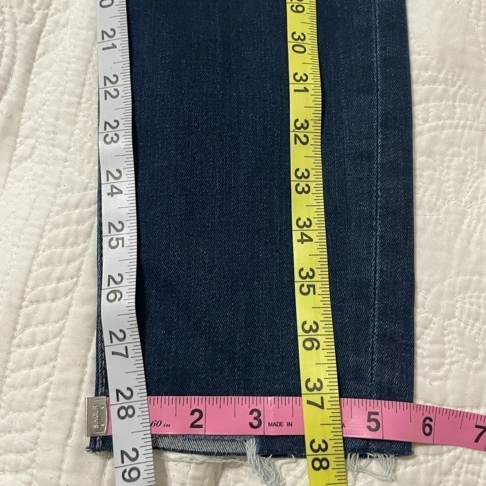 EUC Frame Denim Le High Skinny Dublin Chew dark wash jeans size 27